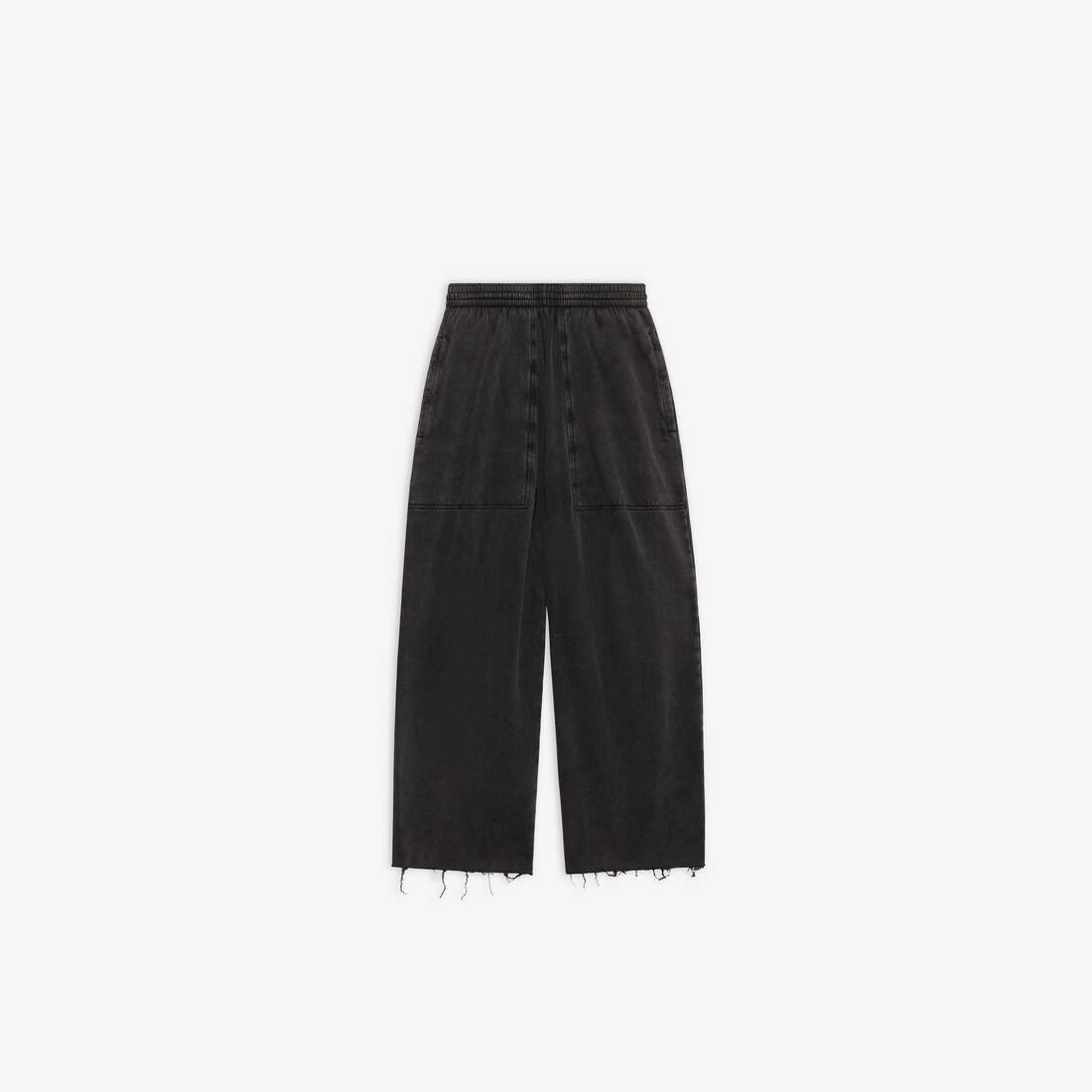 Men's Cropped Sweatpants in Black - 1