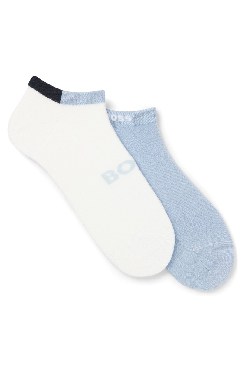 TWO-PACK ANKLE SOCKS IN SOFT BAMBOO BLEND 1