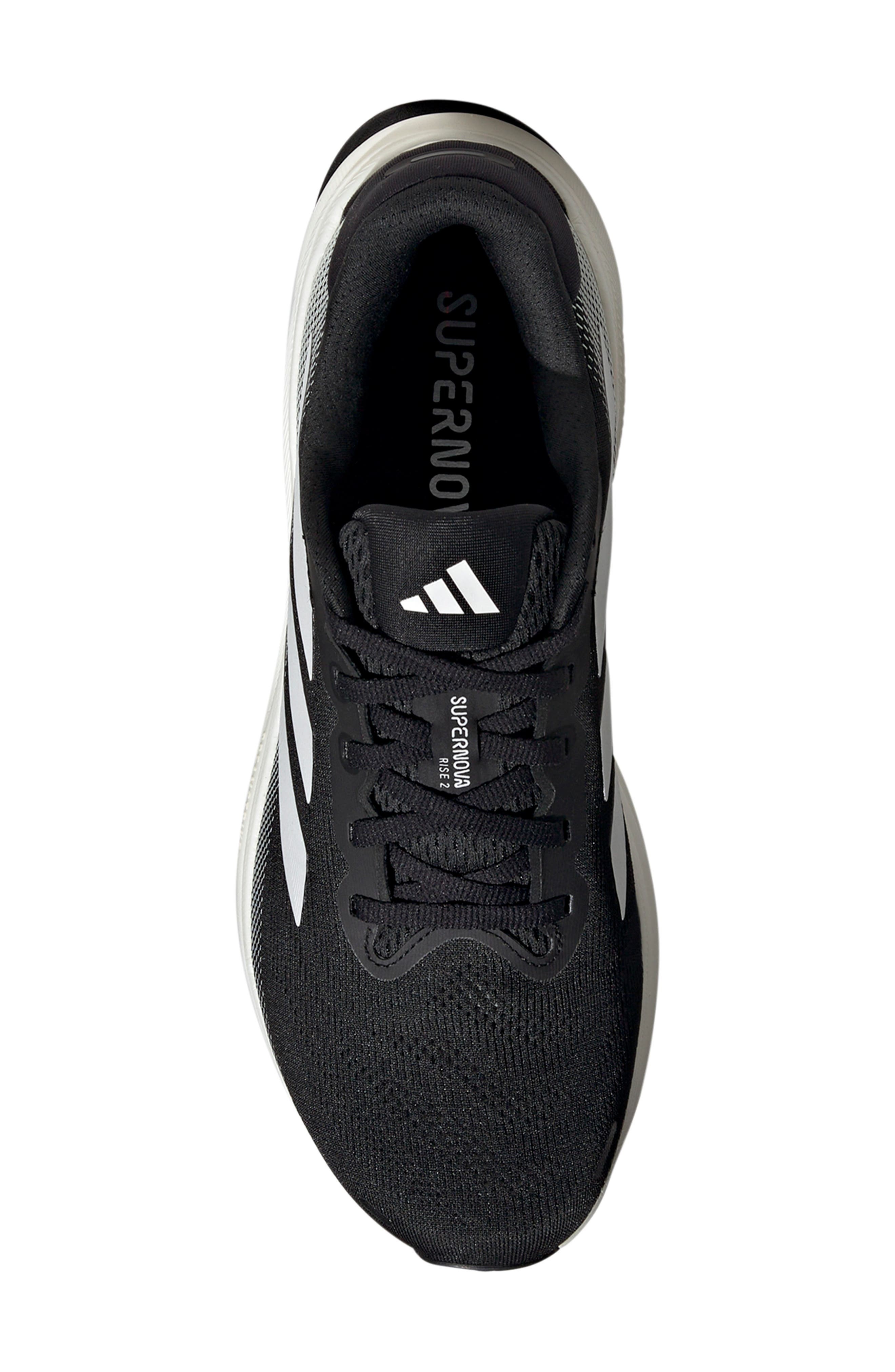 adidas Supernova Rise 2 Running Shoe in Black/Metallic/Crystal White at Nordstrom - 4