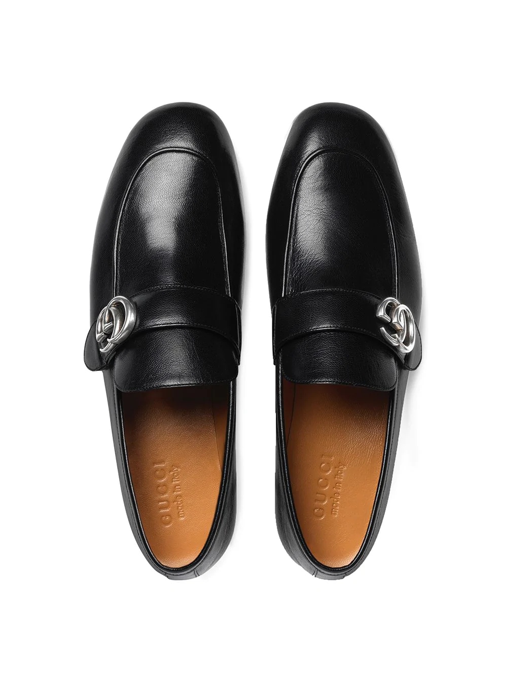 Leather loafer with GG - 4