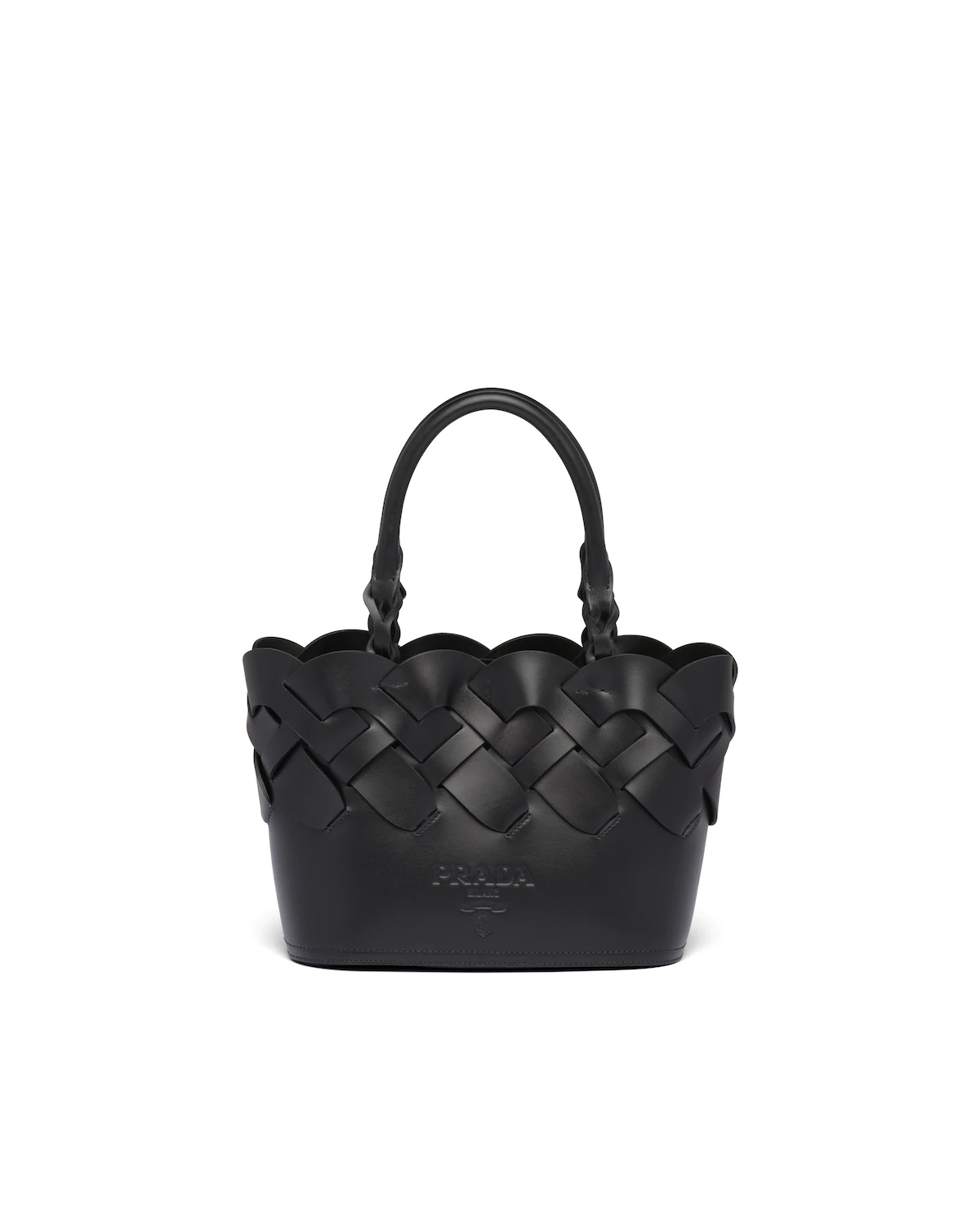 Leather Prada Tress Tote - 1