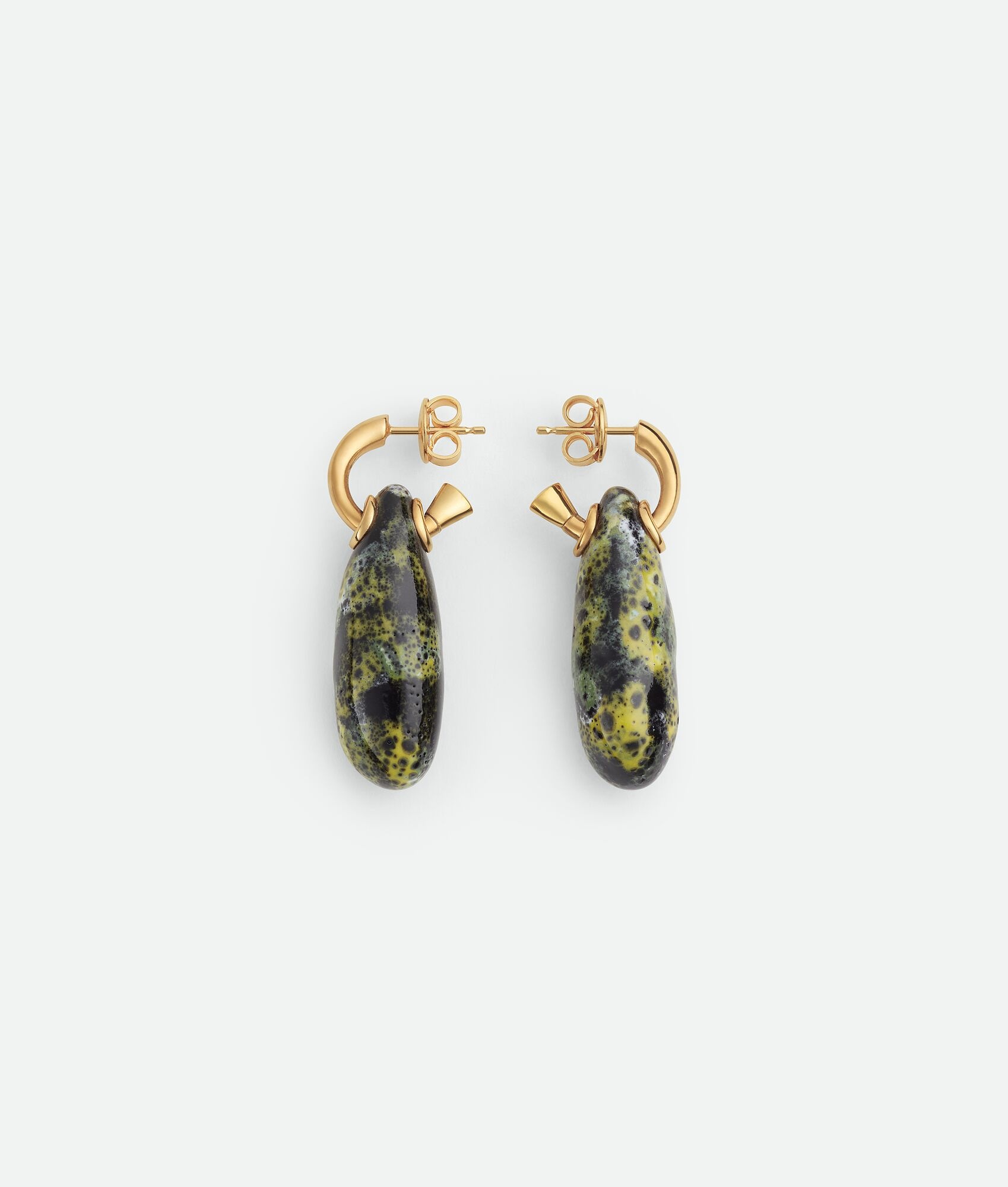 Ellipse Small Ceramic Earrings - 1