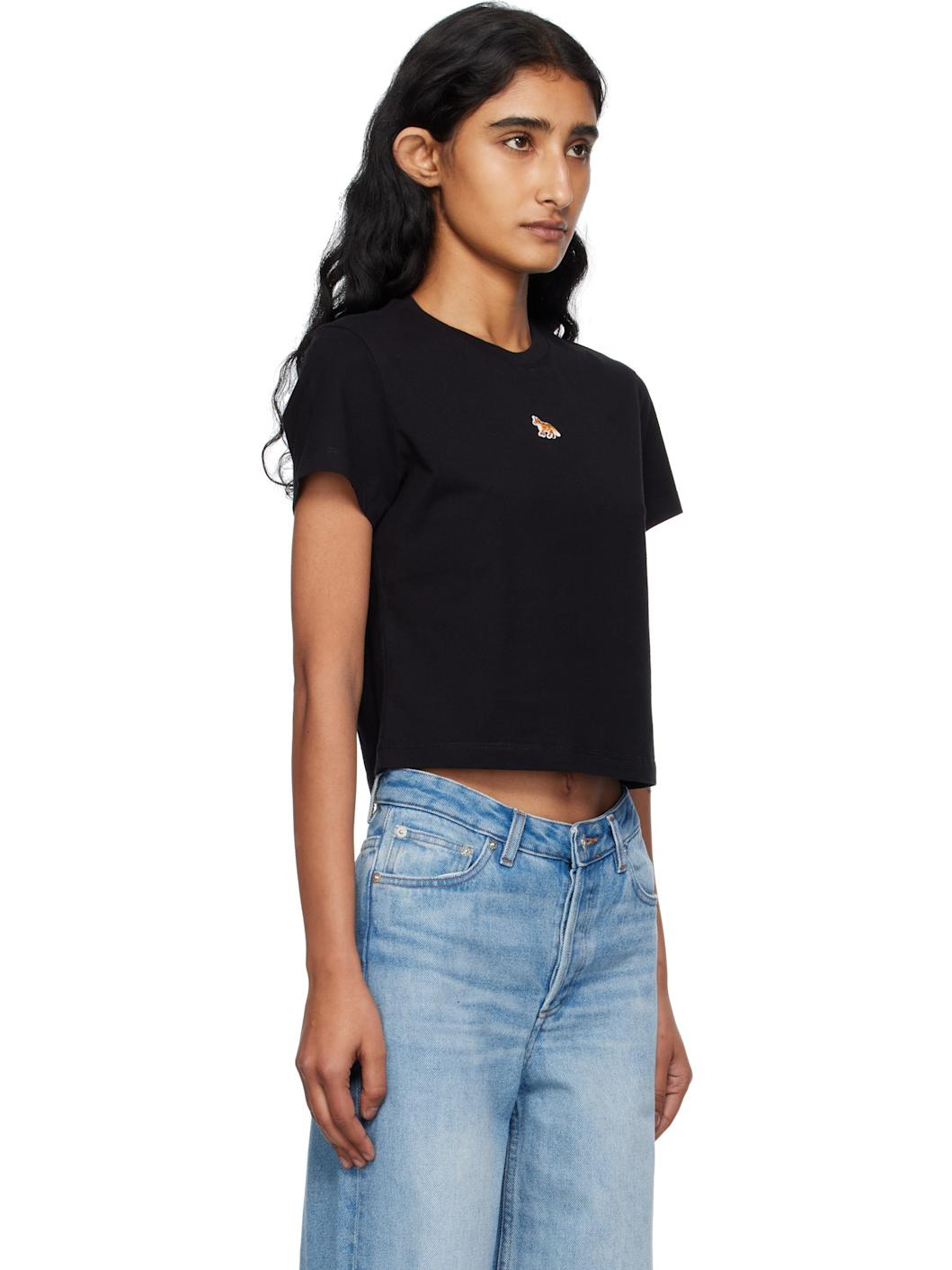 Black 'Baby Fox' Baby T-shirt - 2