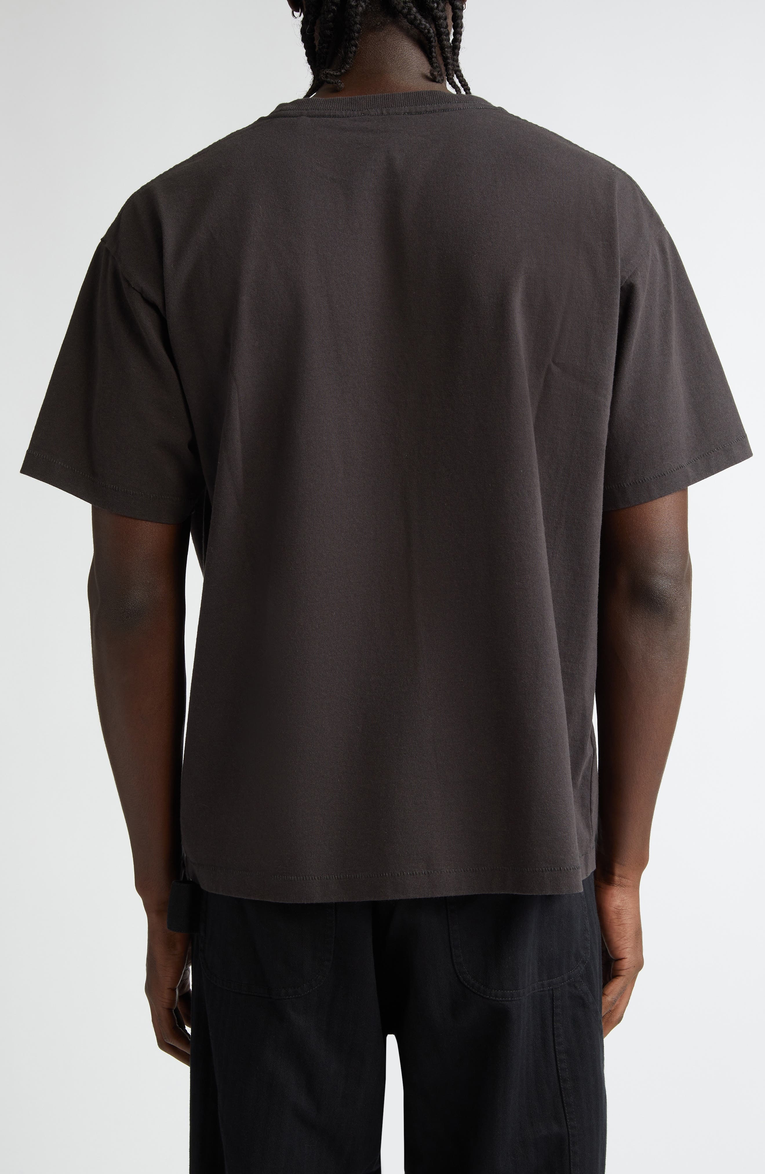 Bode Game Point Beaded Pocket T-Shirt in Black at Nordstrom - 2