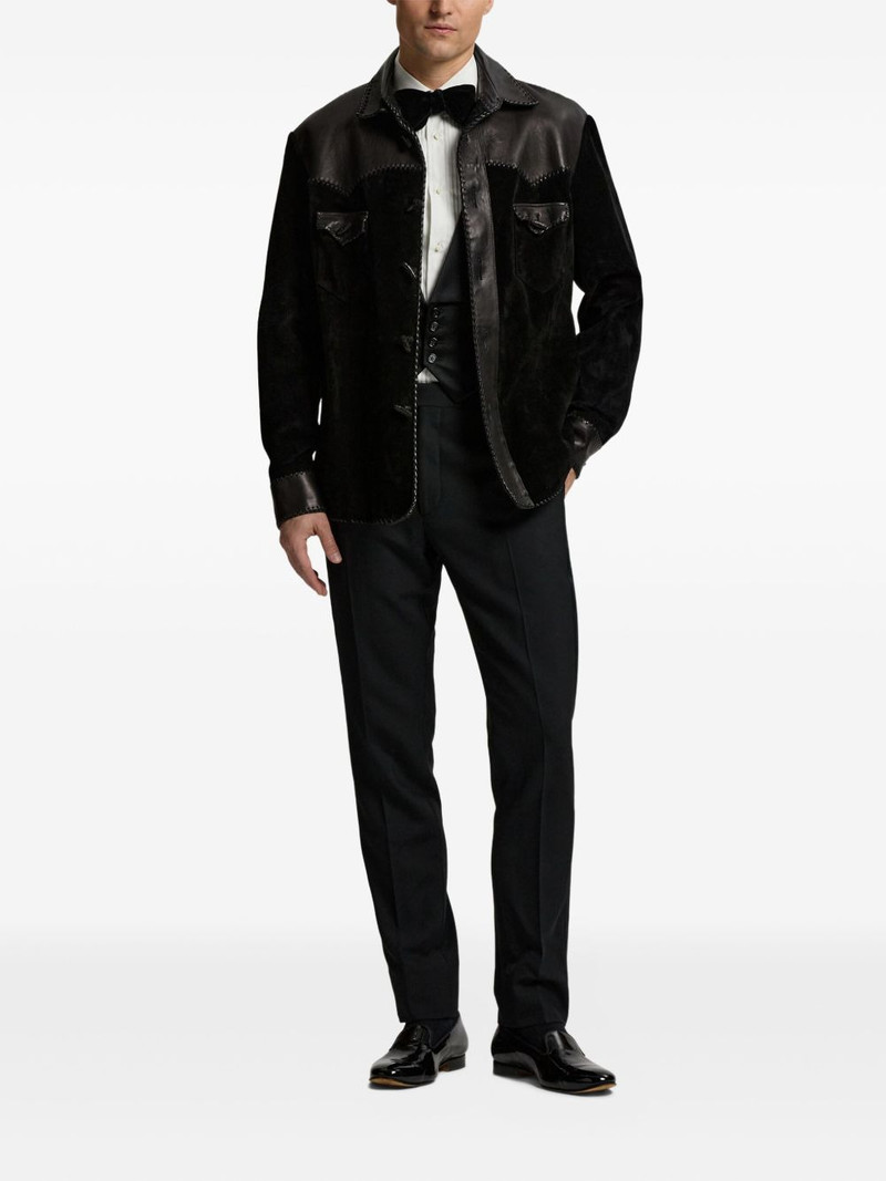 Ralph Lauren suede shirt jacket outlook