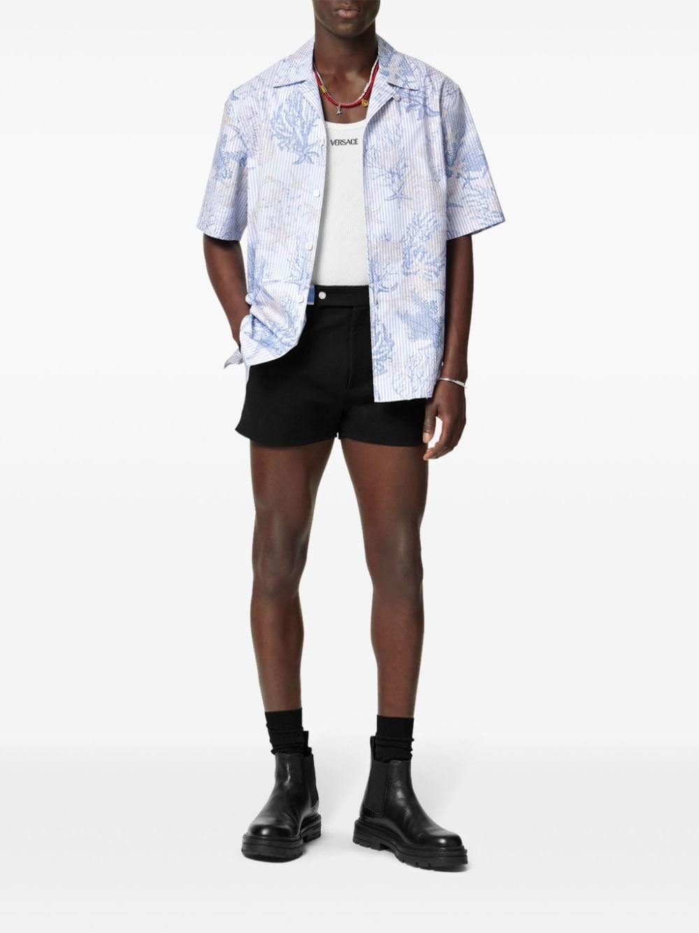 Barocco Sea cotton shirt - 2