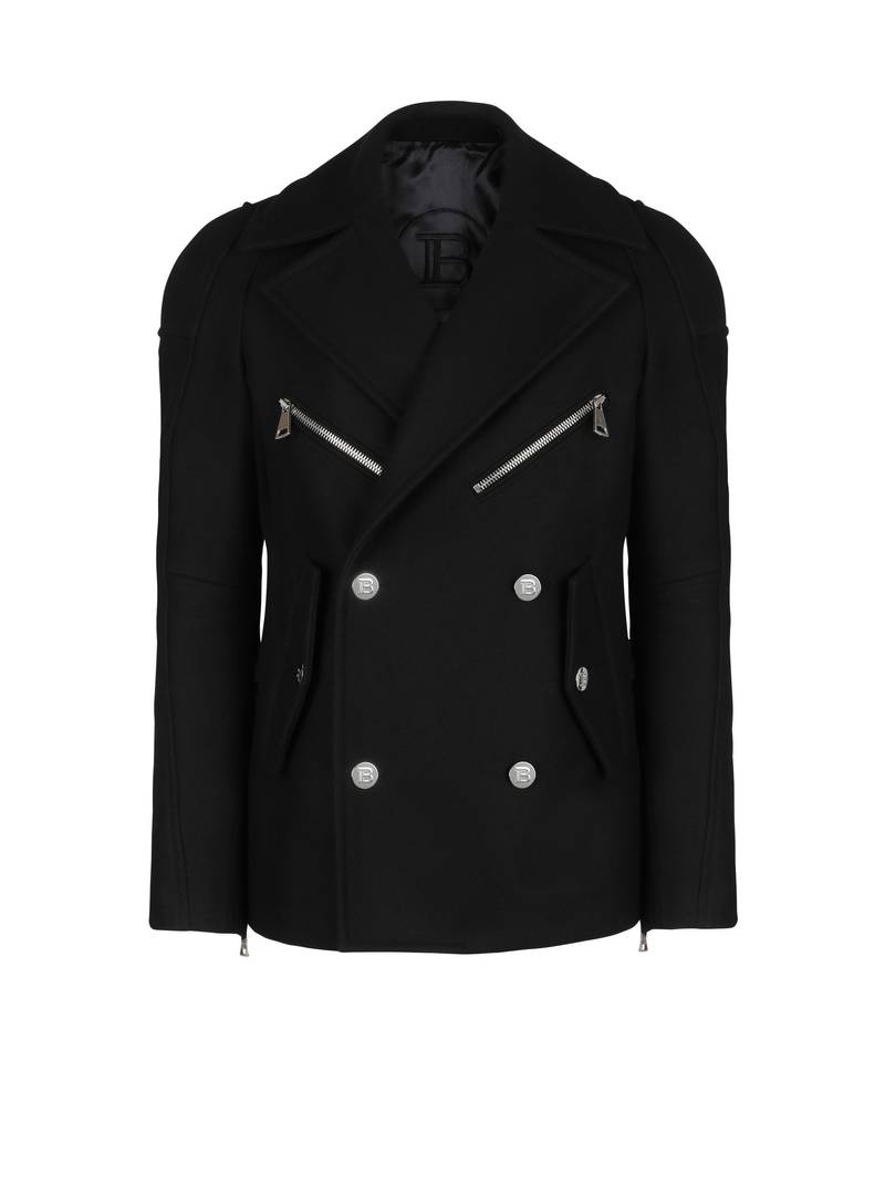 Short wool coat 1