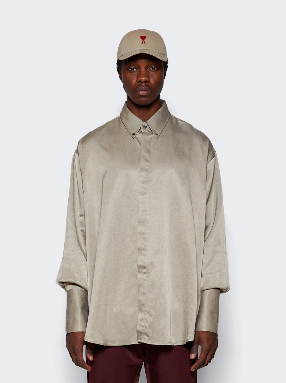 Oversize Shirt Taupe - 3