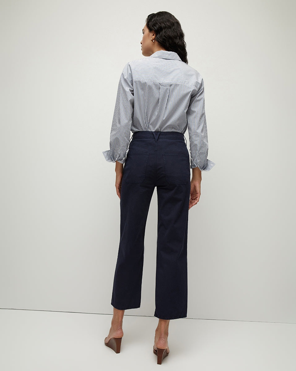 CROSBIE CROPPED WIDE-LEG PANT - 5