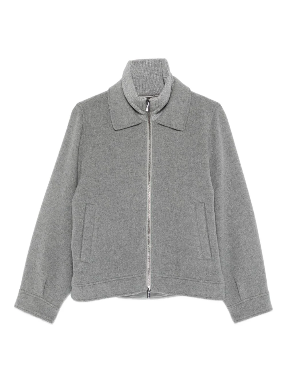 polo-collar jacket - 1
