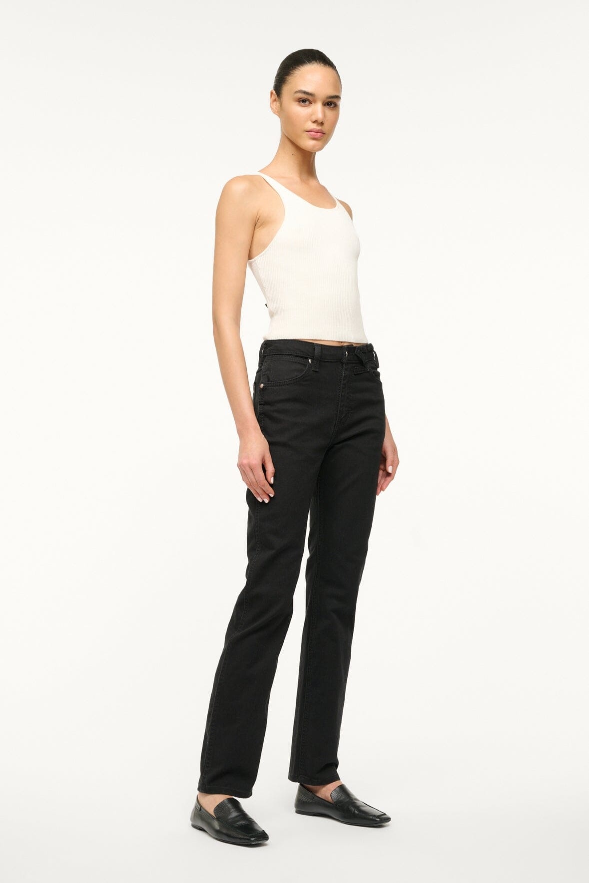 STAUD WRANGLER THE EVERYDAY JEAN BLACK - 3