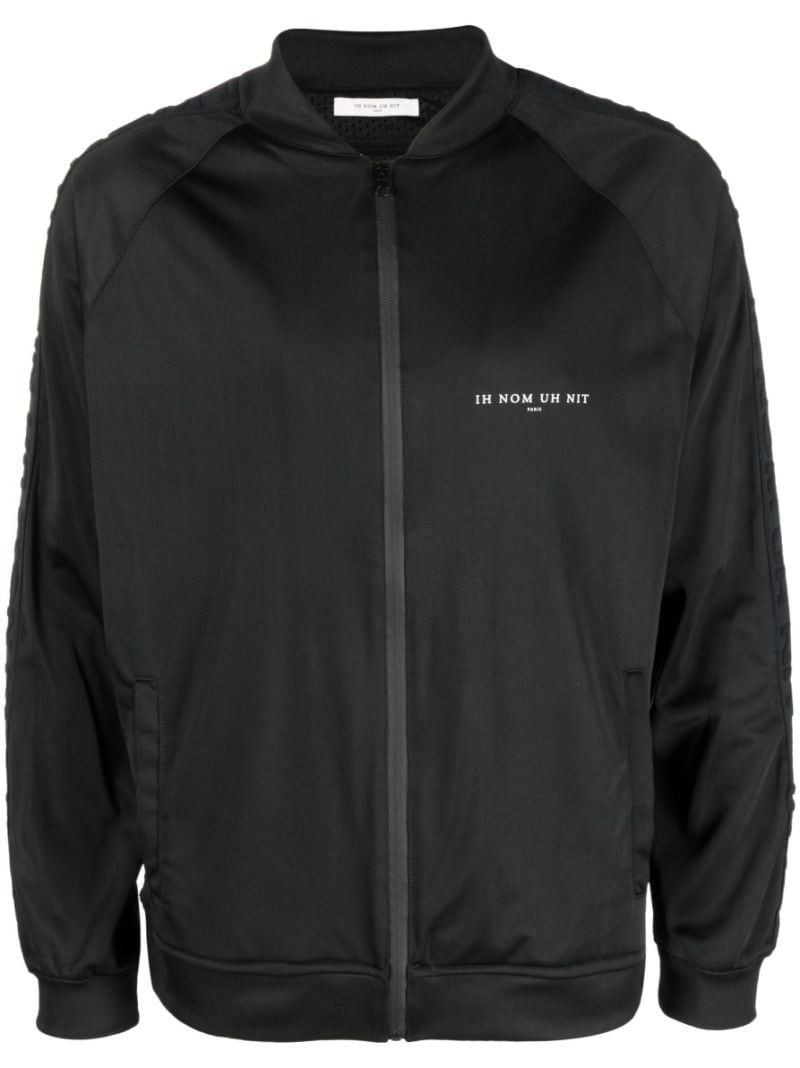 logo-print zip-up sweatshirt - 2