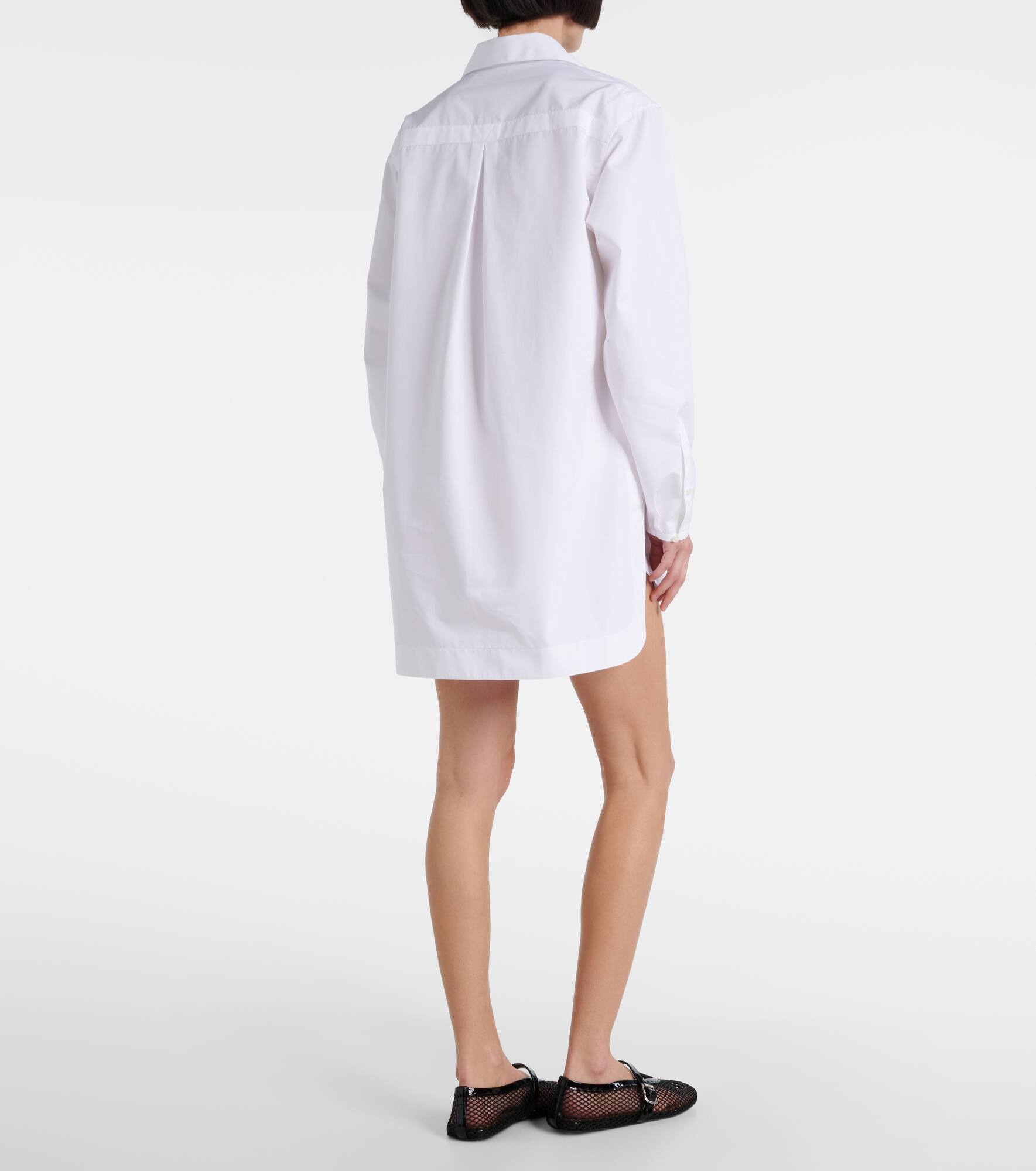 Cotton poplin minidress - 3