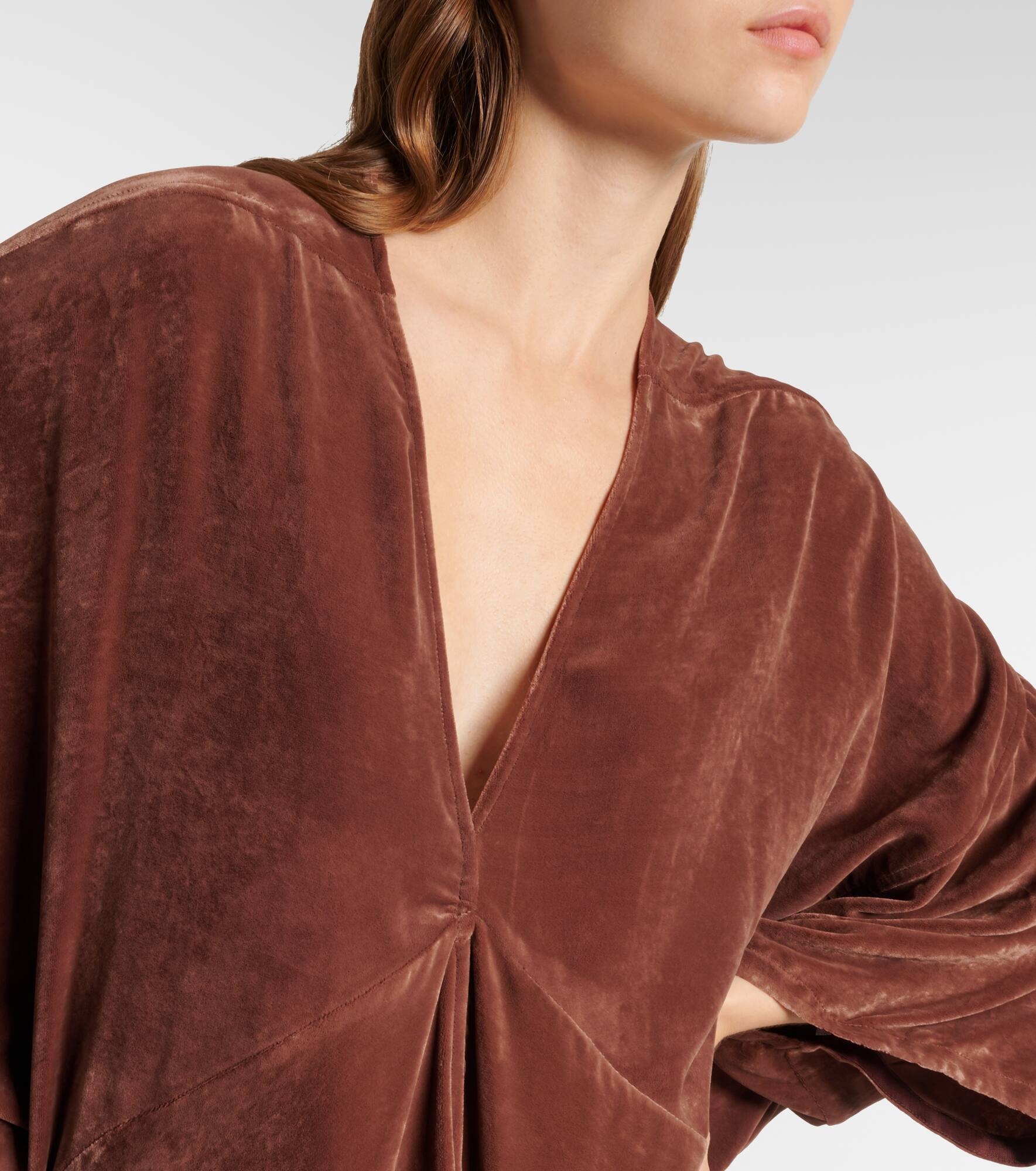 Tommykite gathered jersey gown - 4