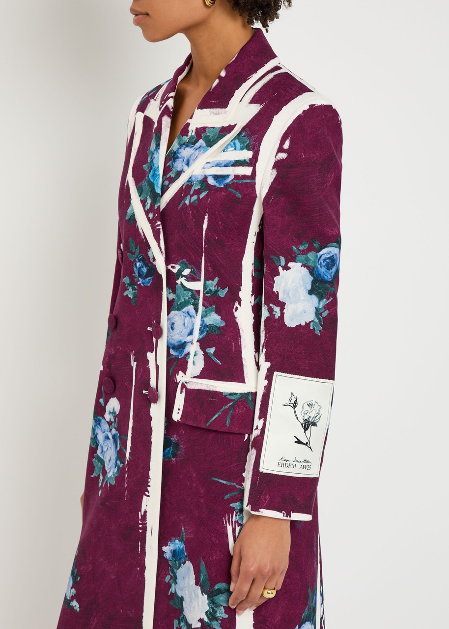 Erdem Floral-print Woven Coat - 4