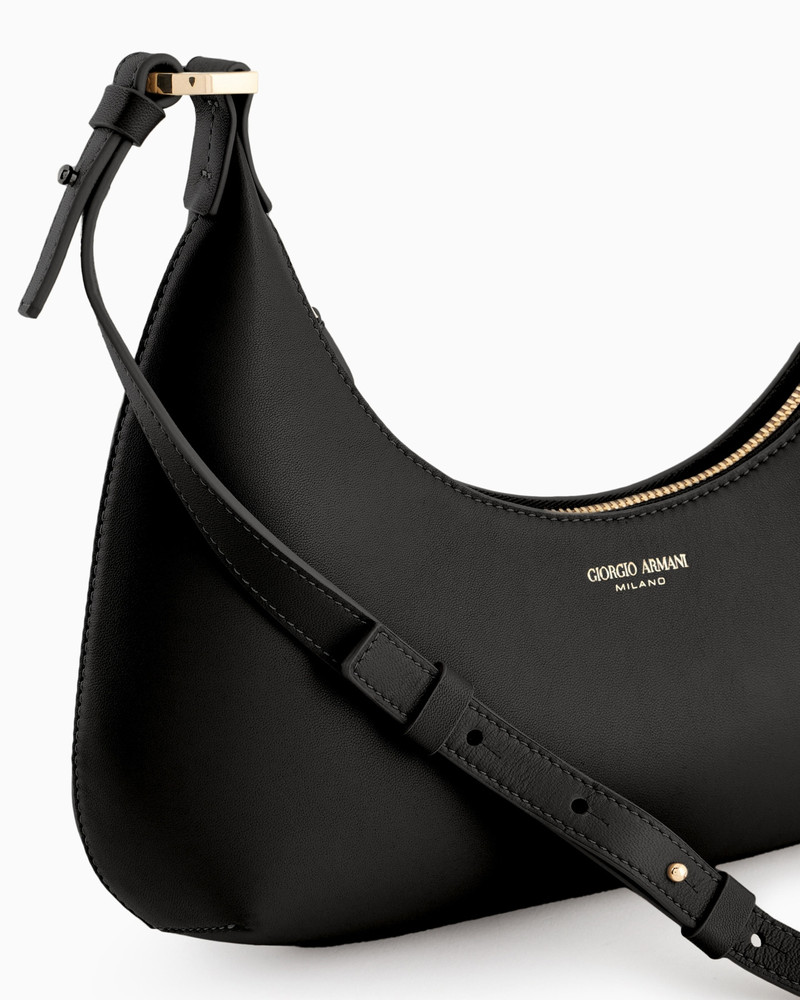 MEDIUM LA PRIMA NAPPA-LEATHER HOBO BAG 5