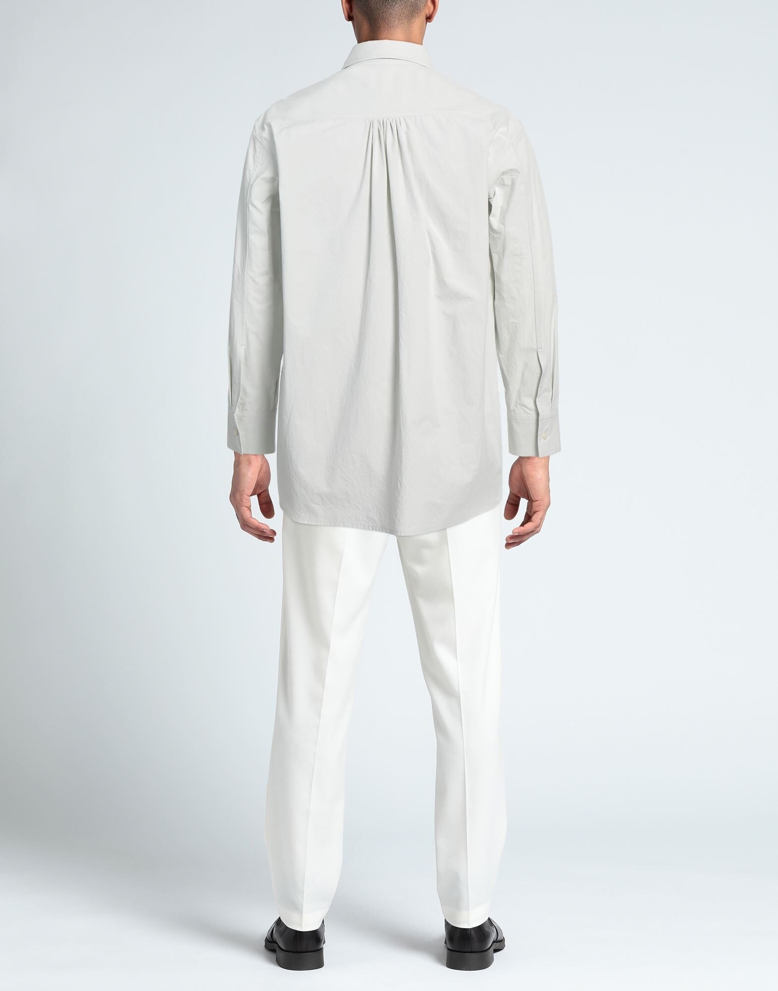 Off white Men's Solid Color Shirt - 3