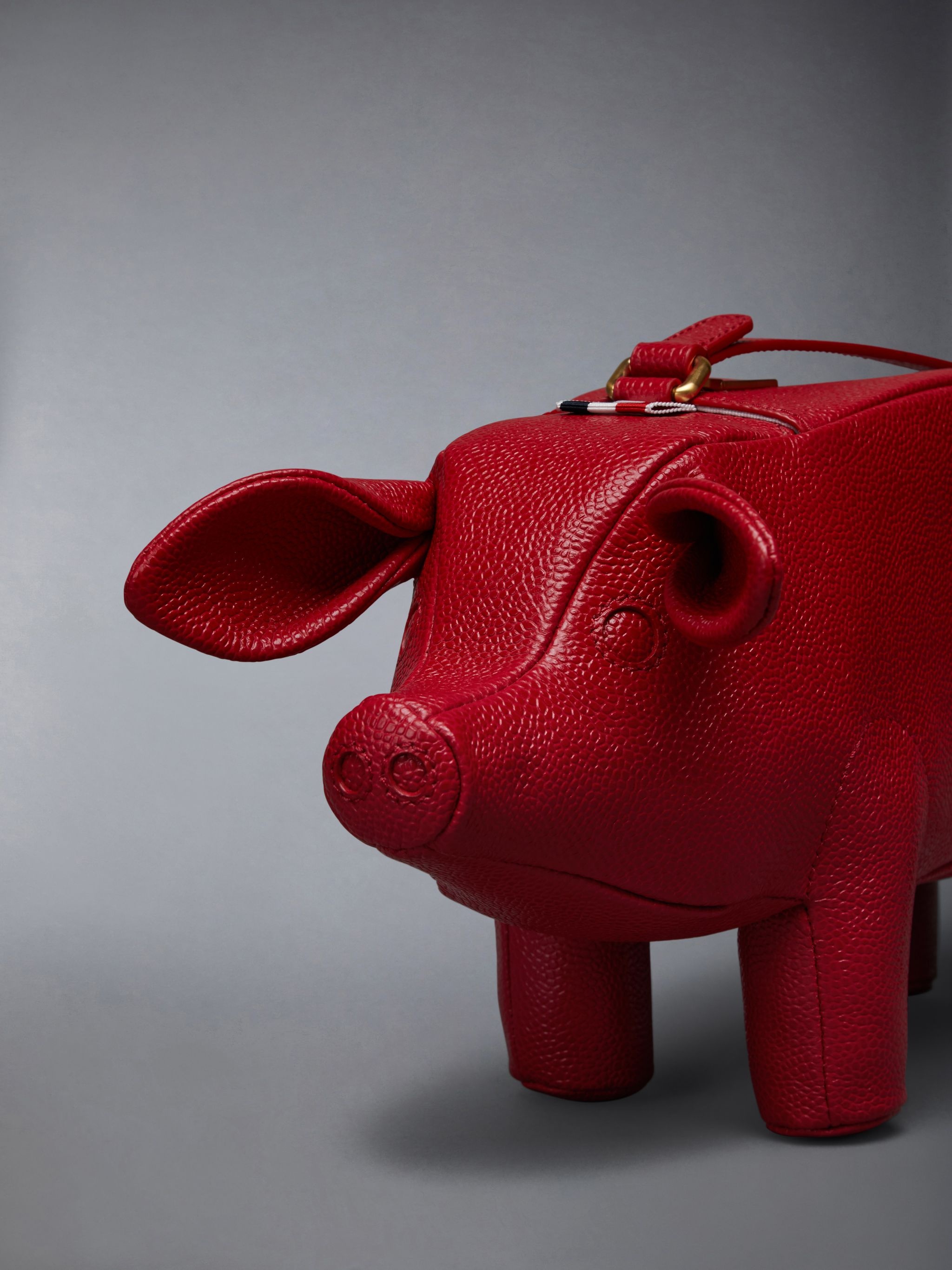 Pebble Grain Pig Baguette Bag - 6