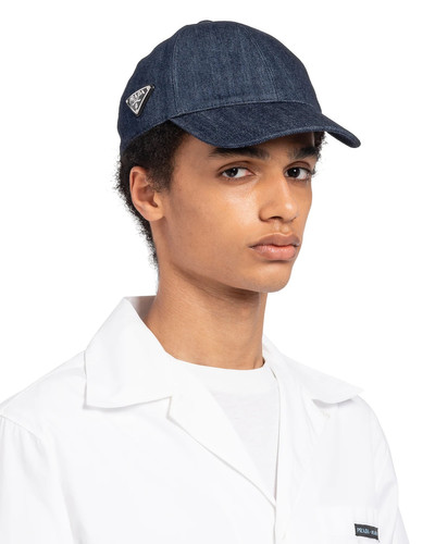 Prada Denim baseball cap outlook