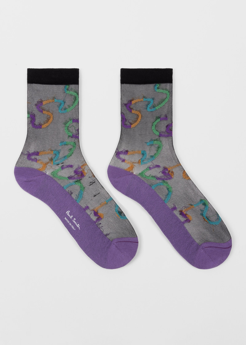 Paul Smith Women's Cotton-Blend 'Constellation' Socks outlook