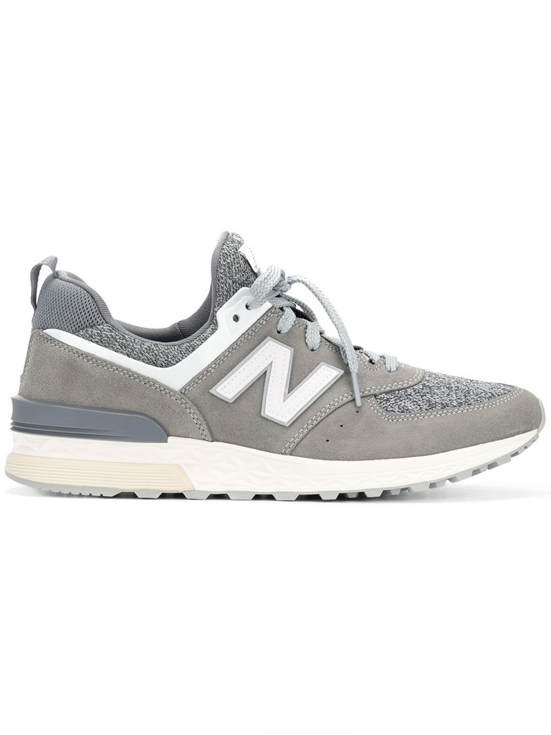 panelled sneakers 1
