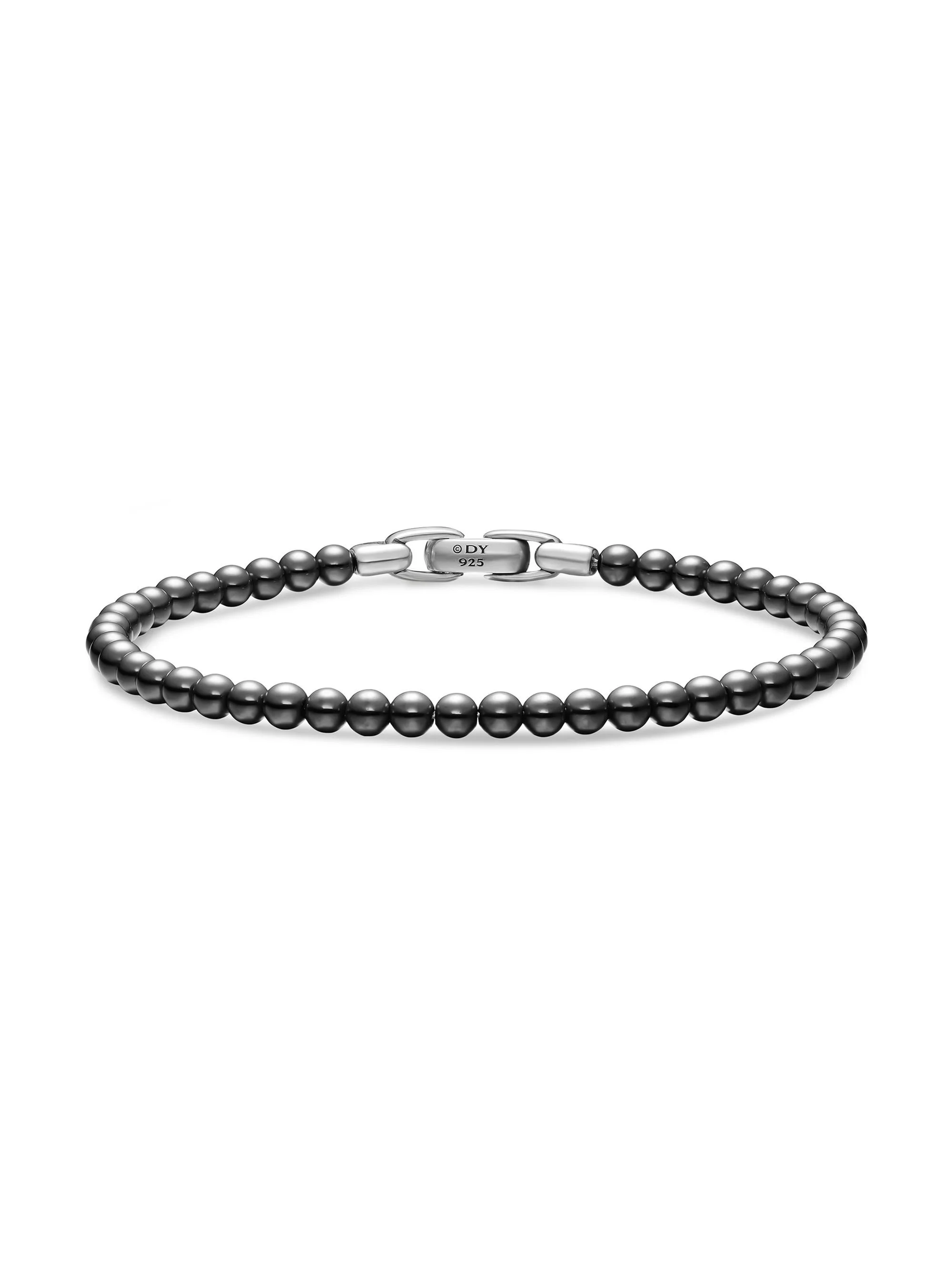 Men's Spiritual Beads Bracelet - Hematine - 1