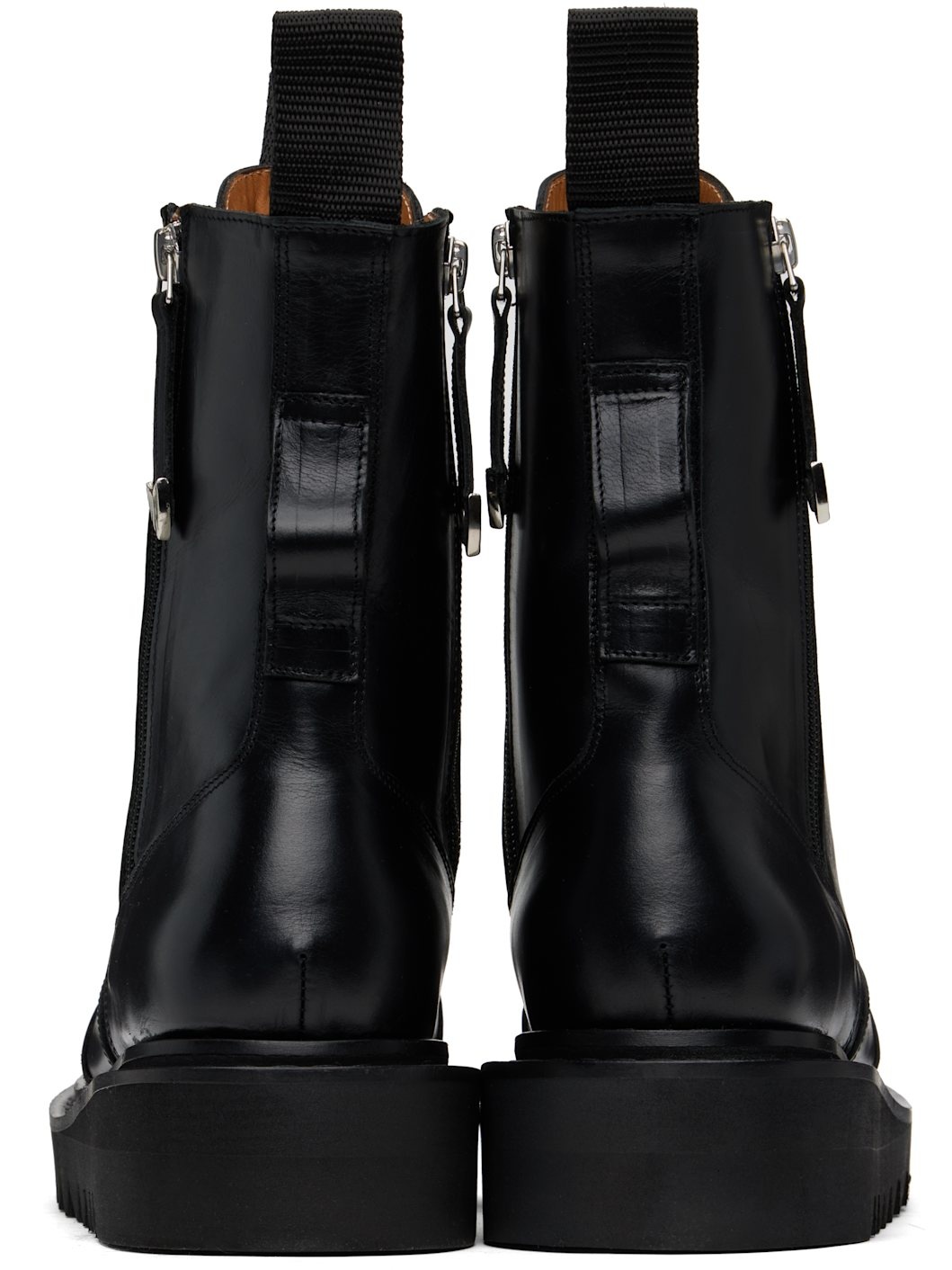 Black Leather Boots - 2