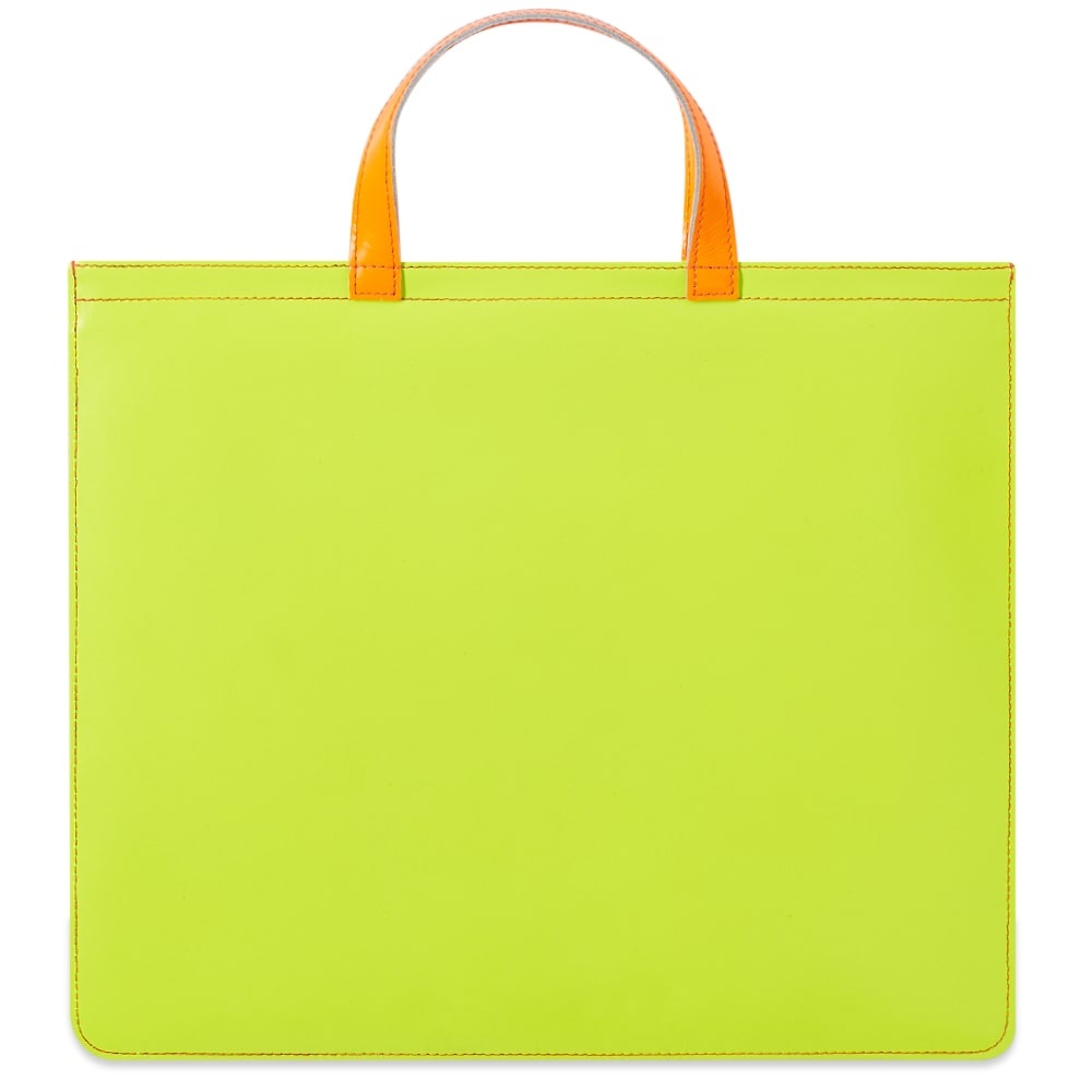 Comme des Garcons Super Fluro Leather Tote Bag - 2