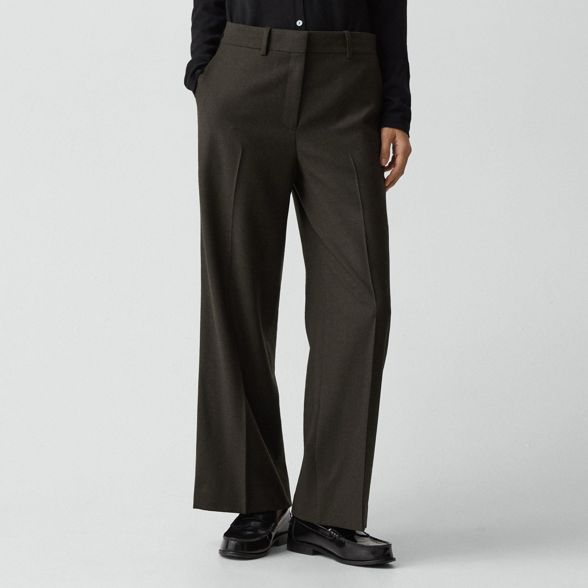 Classic Straight Pant in Sleek Flannel - 5