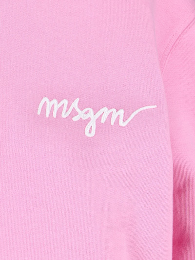 MSGM LOGO CREWNECK SWEATSHIRT outlook