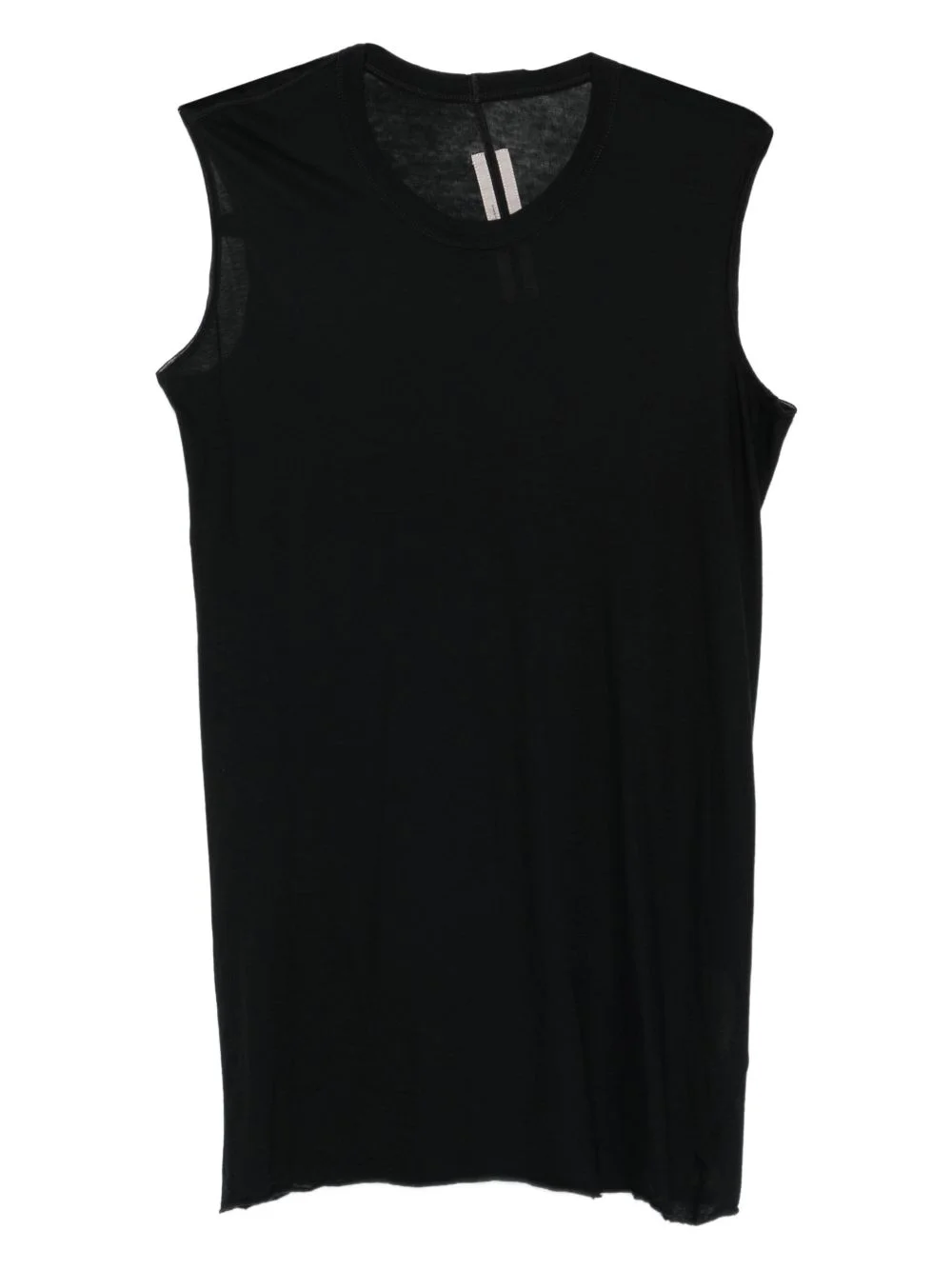 crew-neck sleeveless top - 1