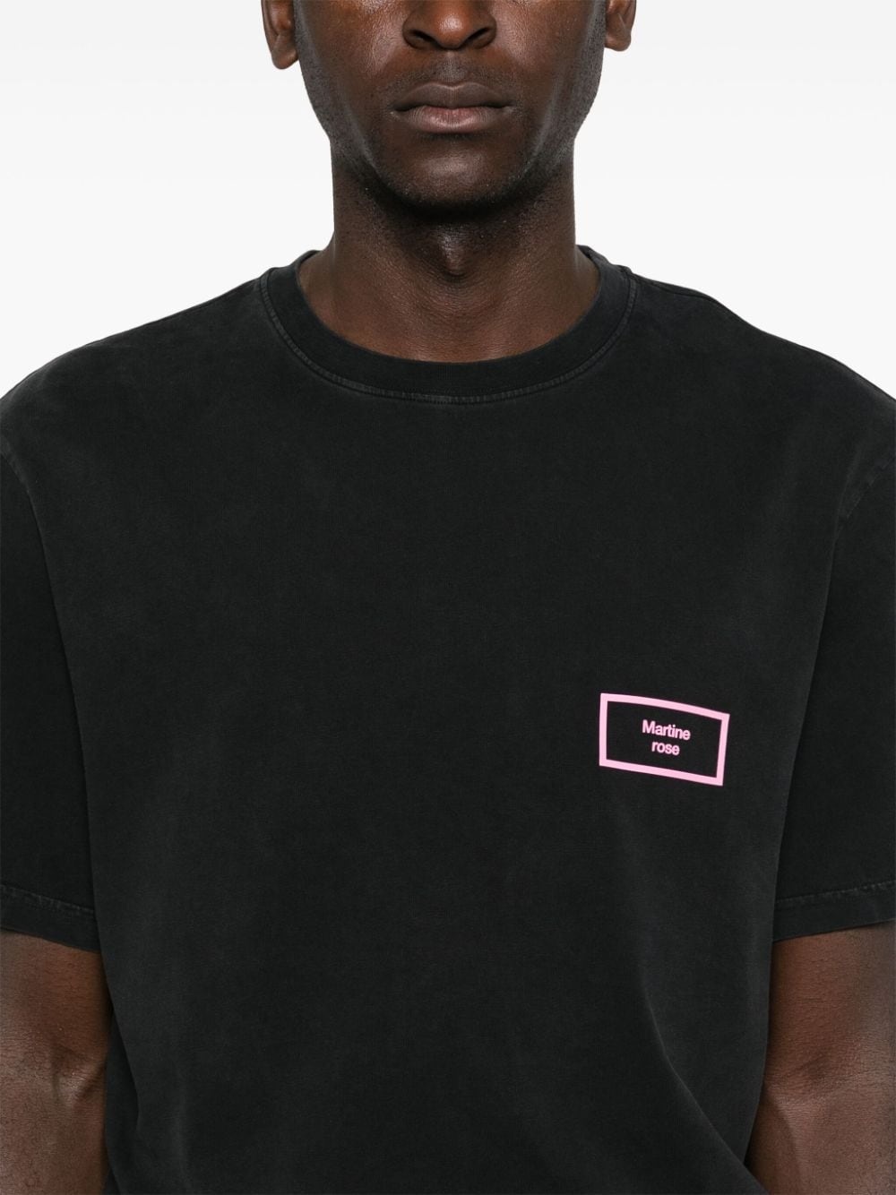 raised-logo T-shirt - 5