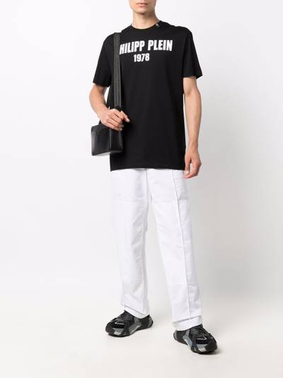 PHILIPP PLEIN P1978 logo-print T-shirt outlook