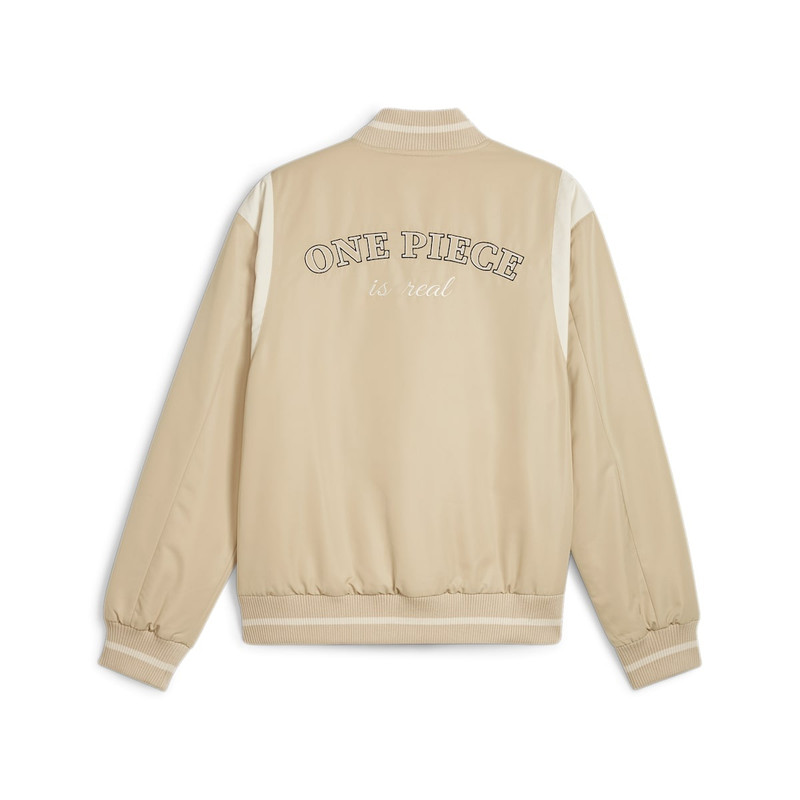 PUMA PUMA x ONE PIECE Baseball Jacket 'Putty' 624675-90 outlook