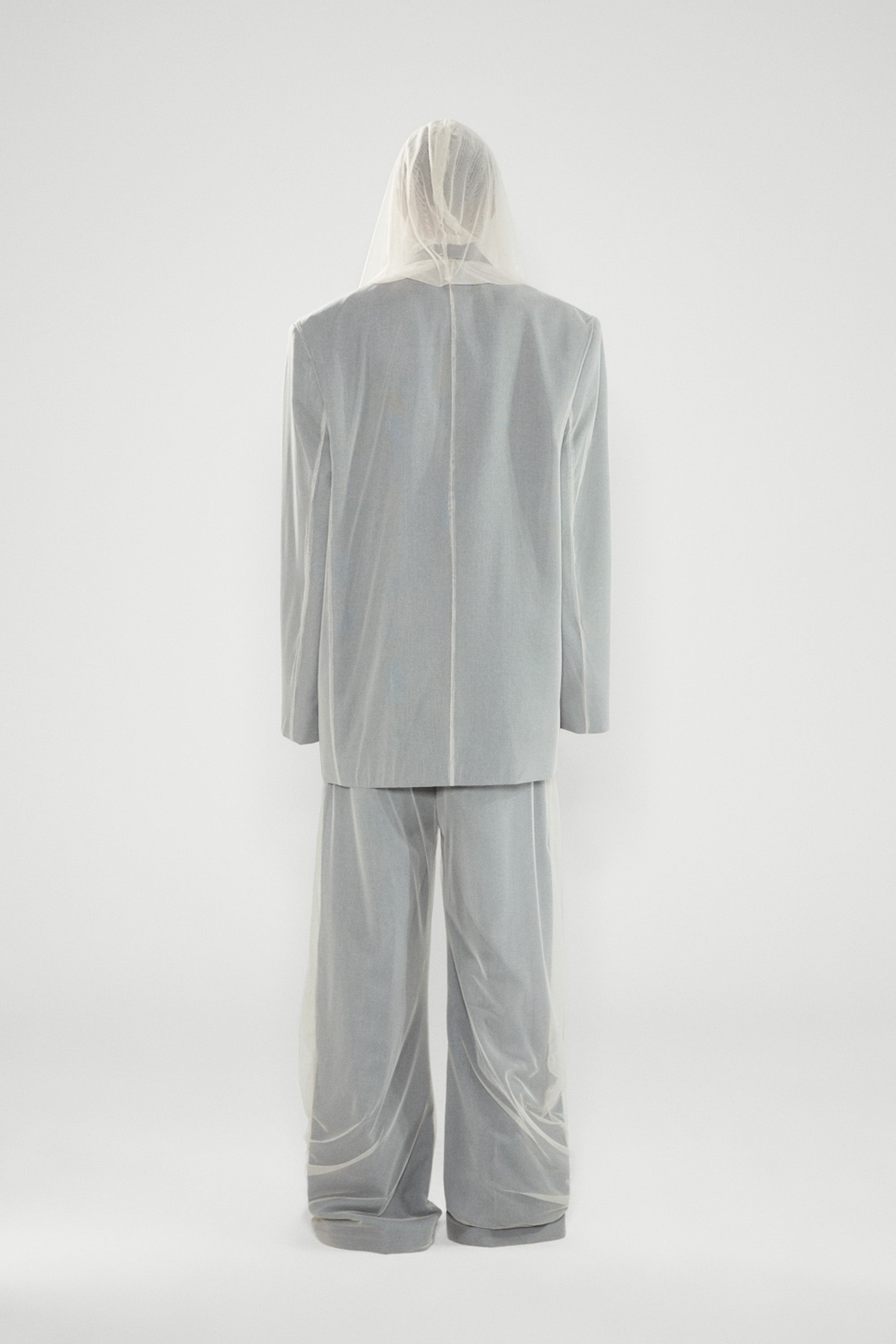 Draped Hood Blazer - 4