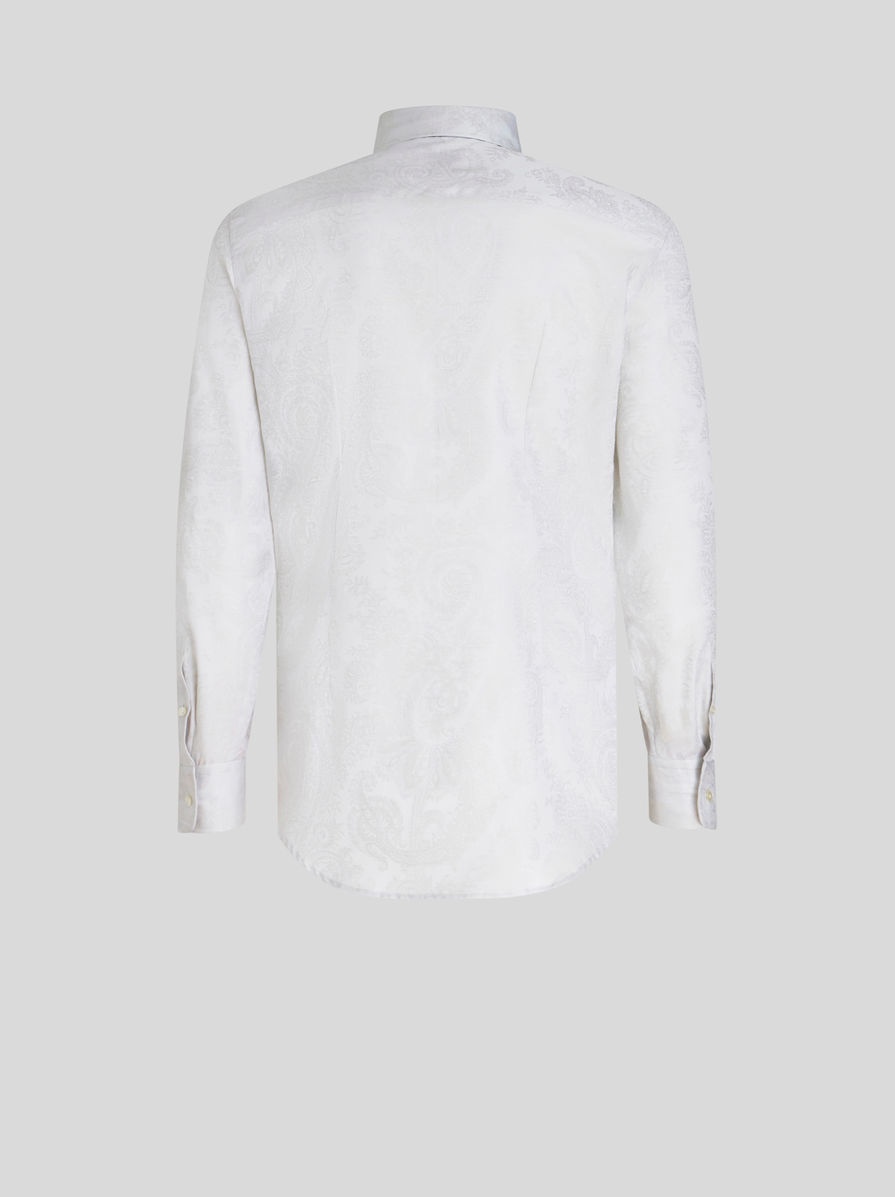 PAISLEY JACQUARD COTTON SHIRT - 2