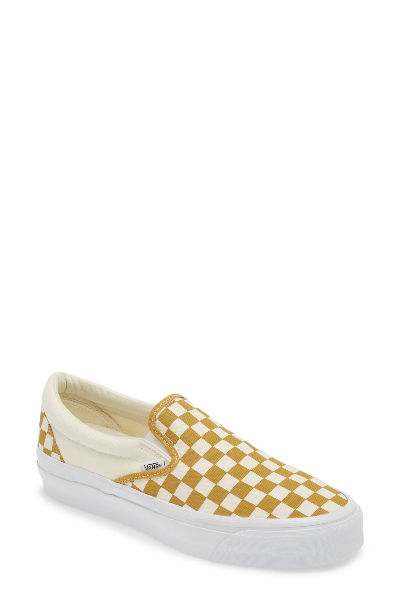 Vans Reissue '98 Slip-On Sneaker in Lx Checkerboard Gold at Nordstrom - 1