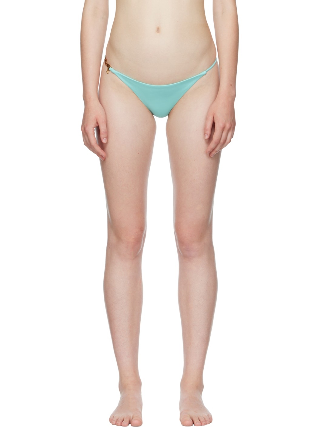 Blue Nylon Bikini Bottom - 1