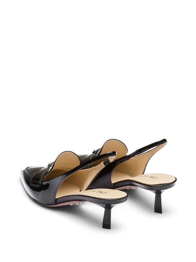 patent leather slingbacks - 3