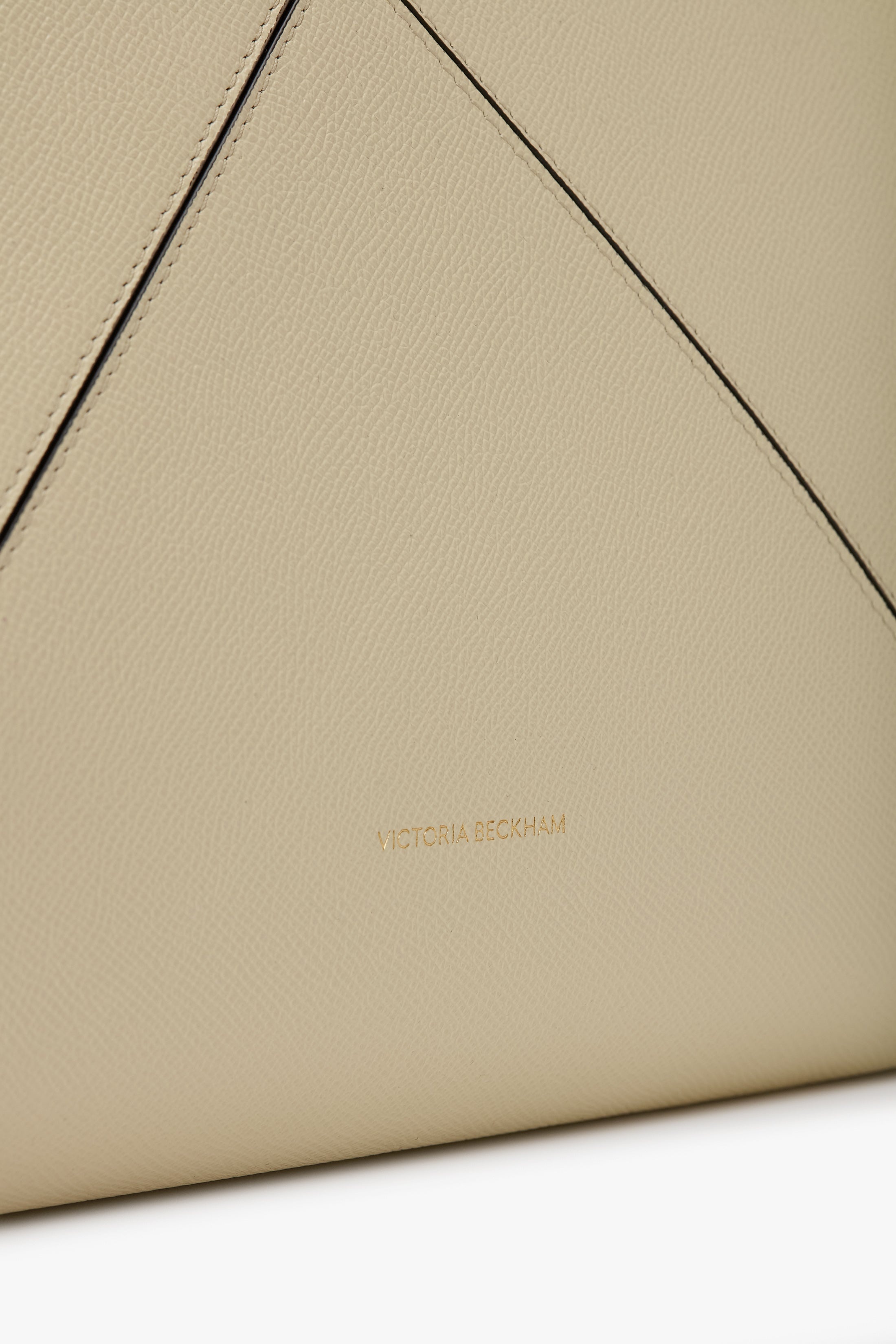 Victoria Bag In Ivory Grained Leather - 6