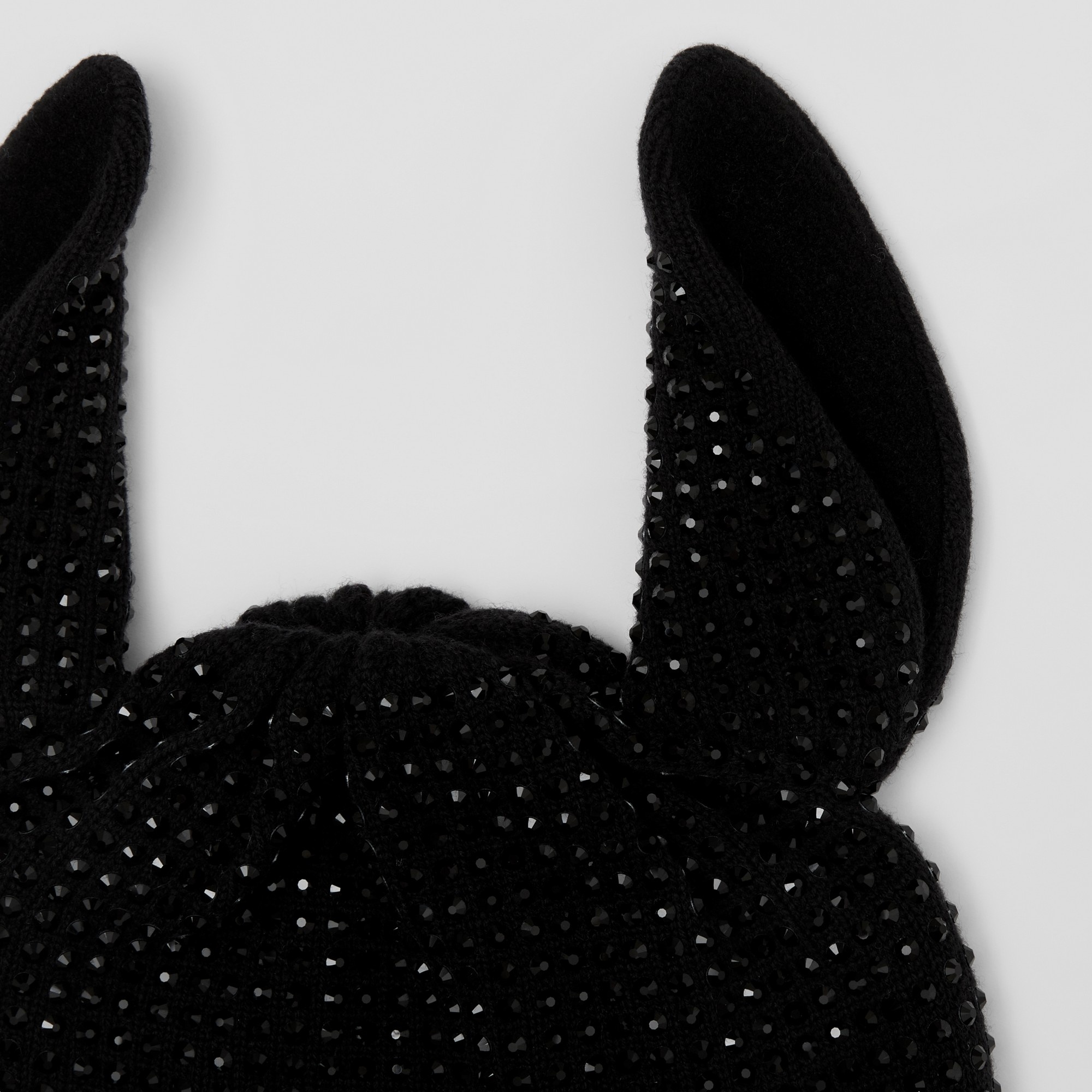 Deer Detail Crystal-embellished Wool Beanie - 2