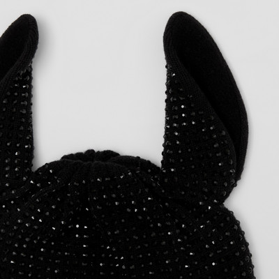 Burberry Deer Detail Crystal-embellished Wool Beanie outlook