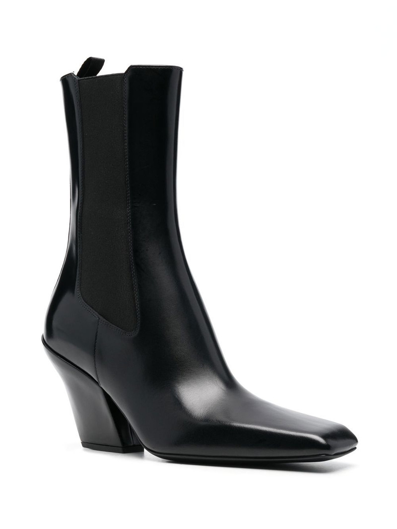 Prada 95mm sculpted heel boots outlook