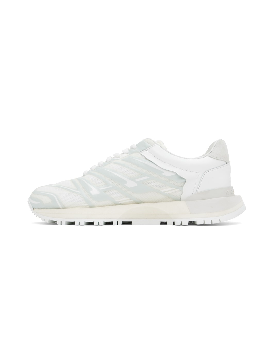 White 50-50 Sneakers - 3