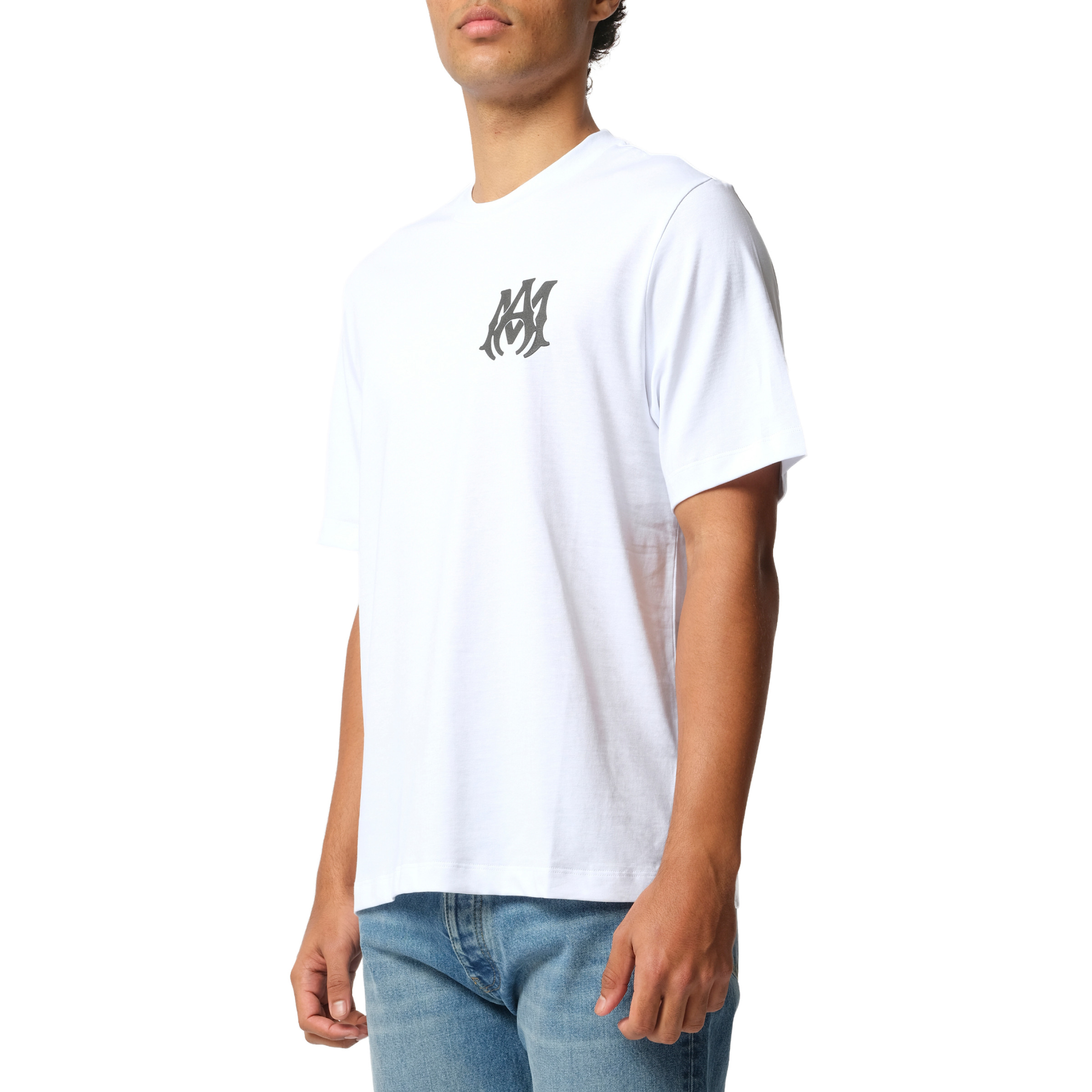 MA Core Logo T-Shirt in White/Black - 5