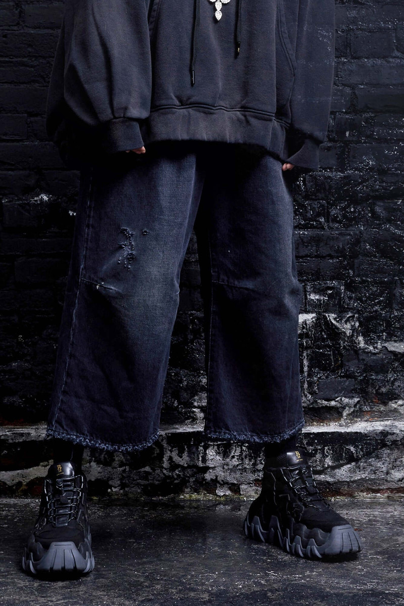 CROPPED WIDELEG JEAN - JAKE BLACK 1