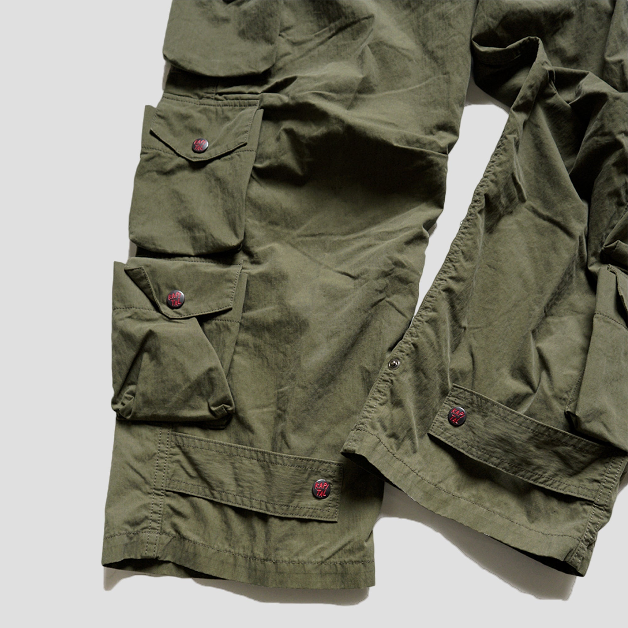 RIP STIOP CARGO OVERALL - OLIVE - 8
