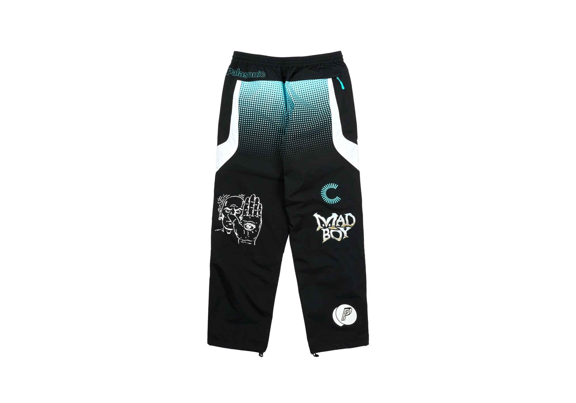 PALACE CANNONDALE MAD BOY GORE-TEX PACLITE PANT BLACK / MINT - 3