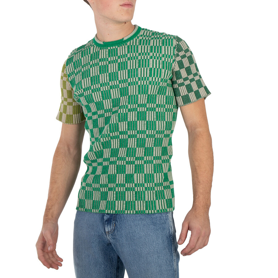 Jacquemus Men's Multi-Green Le T-Shirt Gelati Top - 3