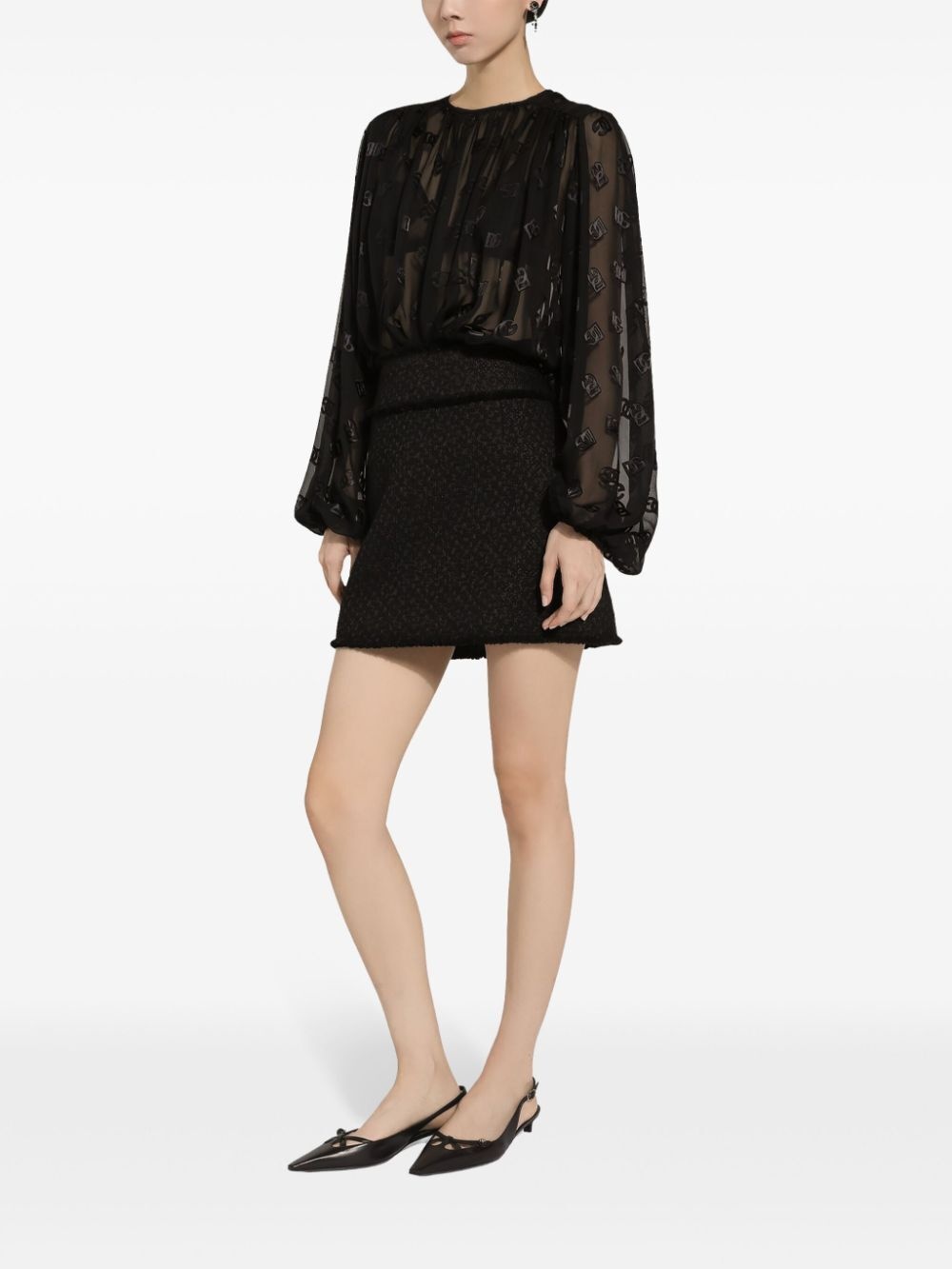 Dolce & Gabbana Women Gonna Raschel Tweed - 4